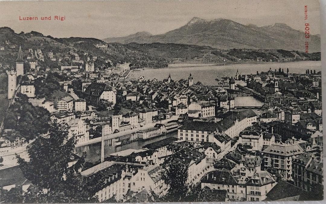 Ansichtskarten: LUZERN & Rigi – Gebraucht aus Delémont von Domdom1