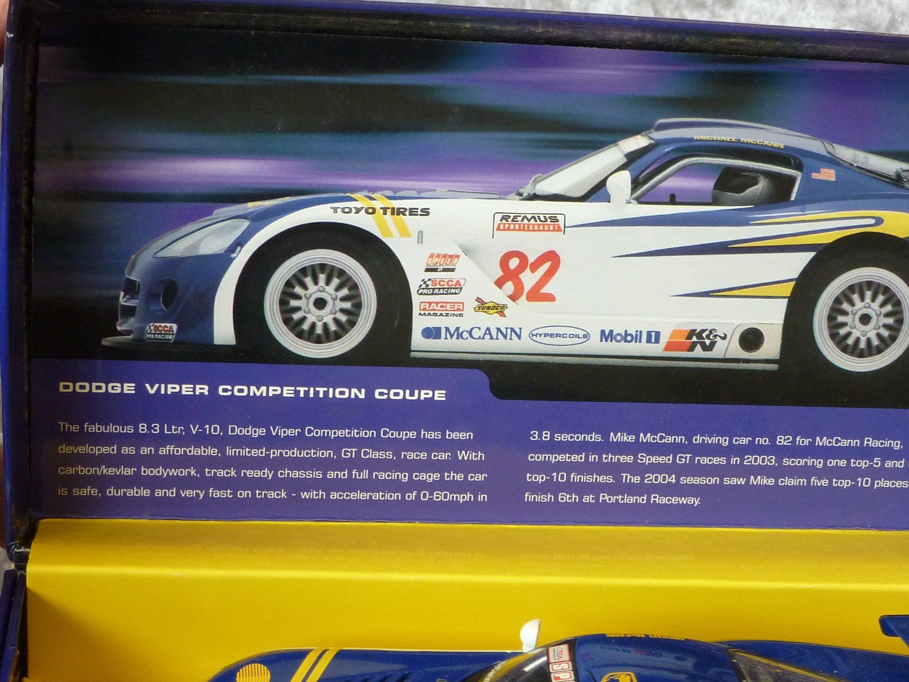 Piste: Dodge Viper Competition Coupe McCann No.82  1:32 – Nuovo (secondo la descrizione) da Dürrenäsch venduto da modellautos4you 4