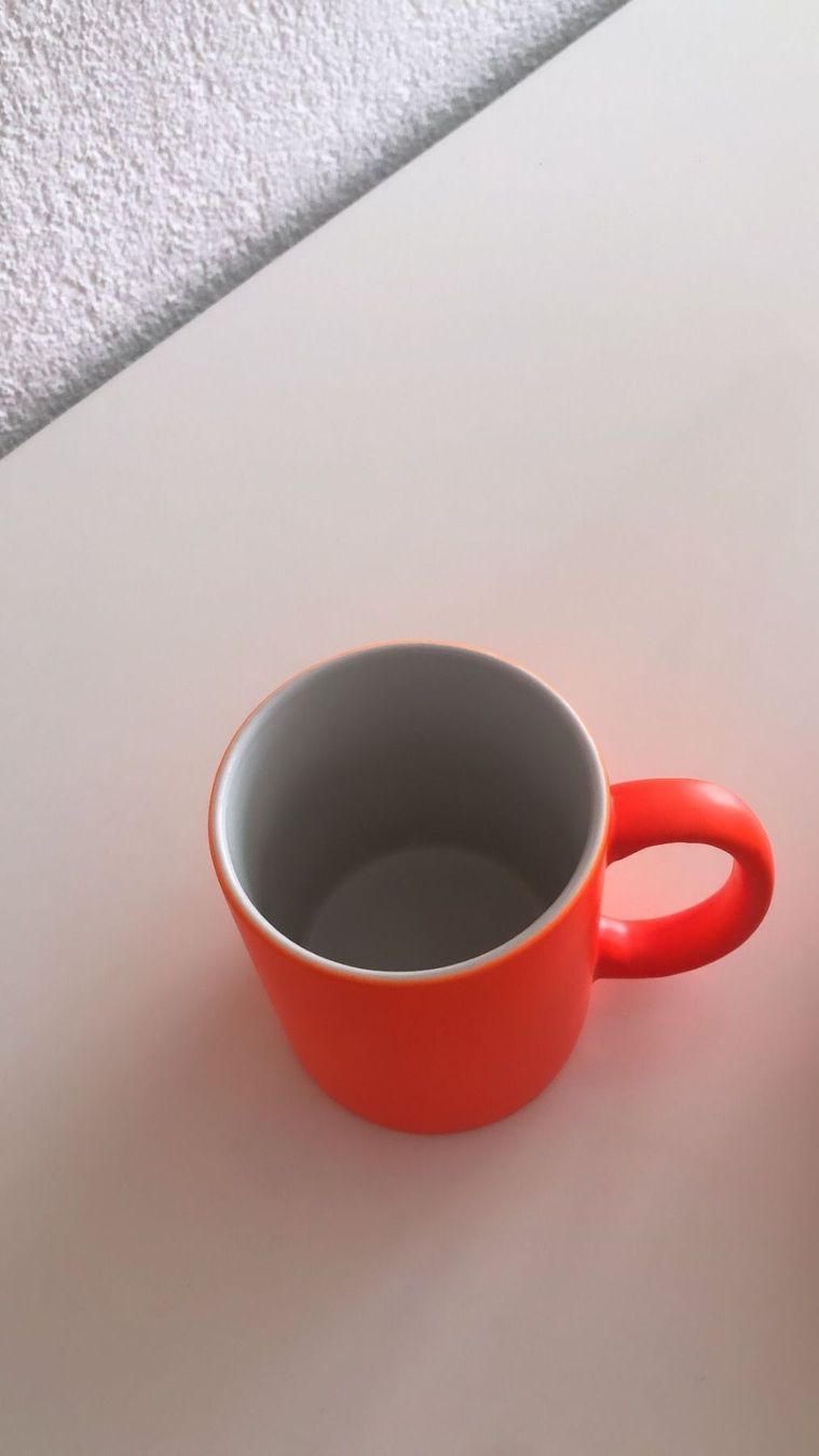 Tazze: Neon Orange Tasse – Nuovo e nell'imballaggio originale da Biel/Bienne venduto da Bolagol9 1