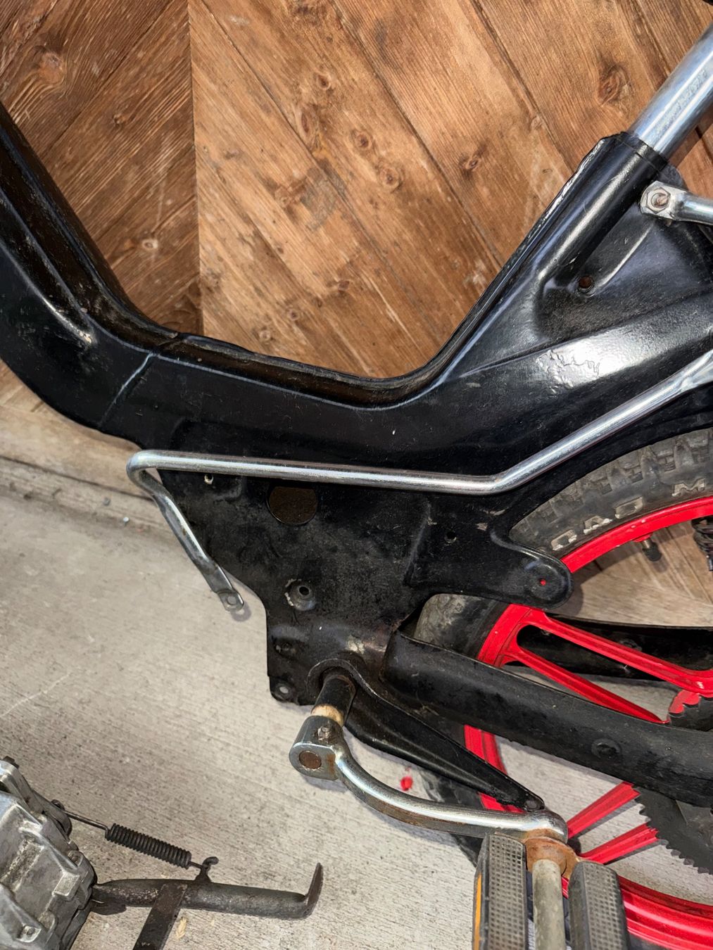 Puch Mofas: Puch Supermaxi Töffli mit E50 – Defekt aus Fahrni b. Thun von Salzberger-FZH 3