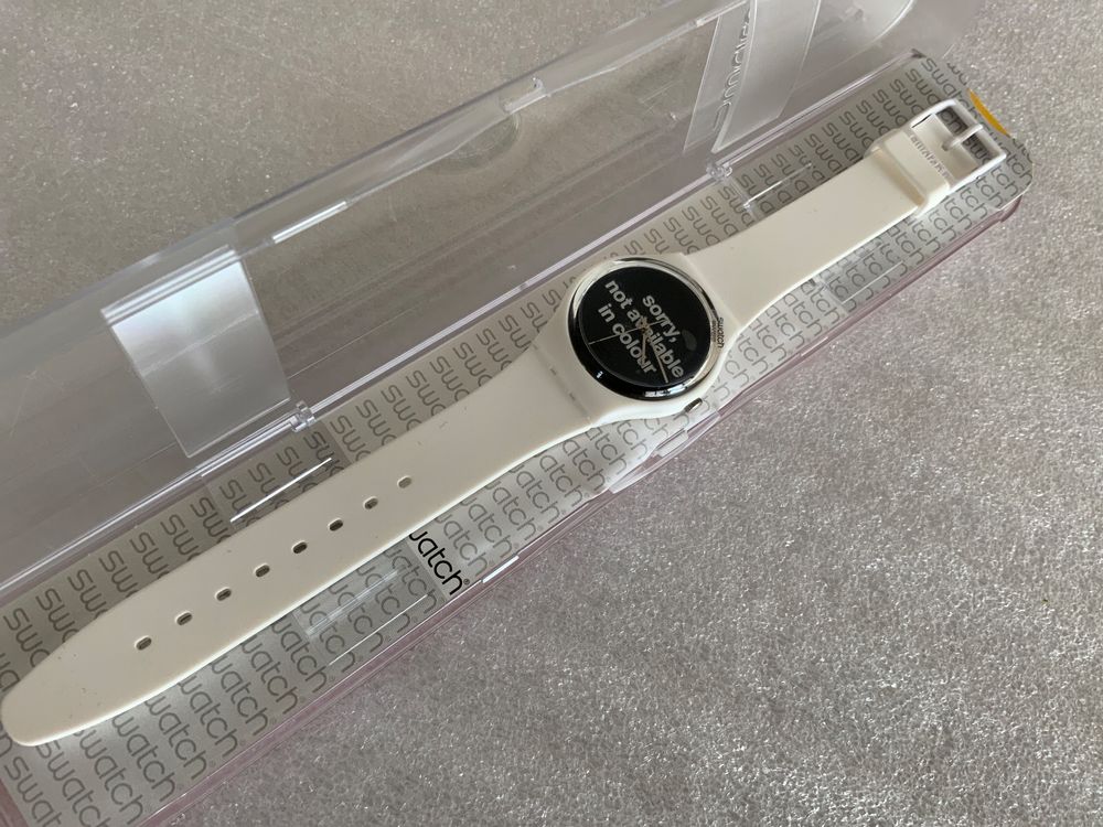 Swatch Orologi: Swatch Gent NOT AVAILABLE IN COLOUR - ungetragen – Nuovo e nell'imballaggio originale da Wettswil venduto da rotonda 1