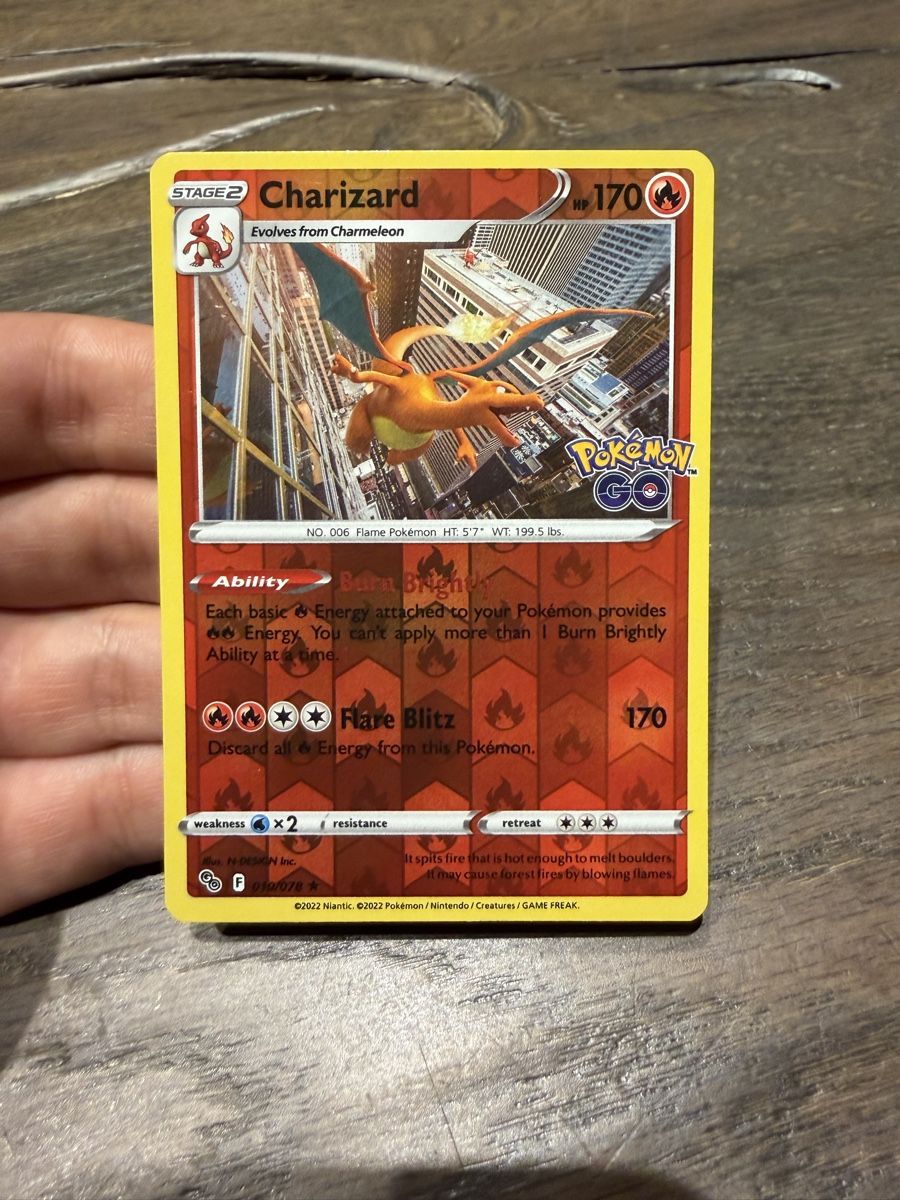 Pokémon Carte collezionabili: Pokemon GO Charizard Reverse Holo🇬🇧 – Usato da Binz venduto da leo_bzh5