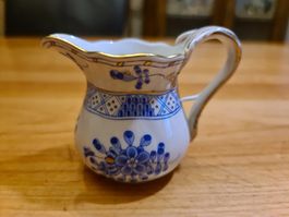 Herend Porzellan blau Rahmkrug 
