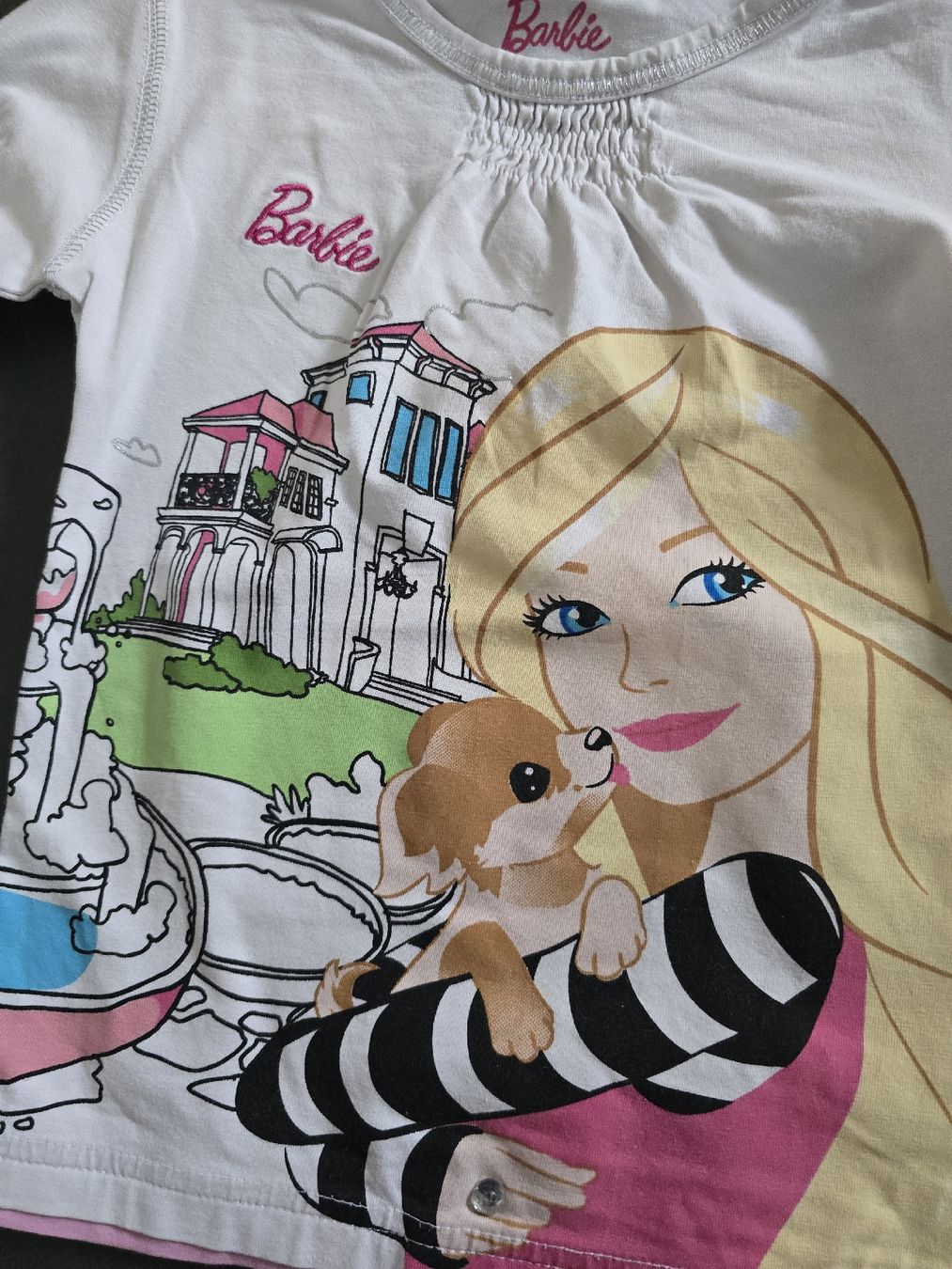 Maglioni & Felpe: Barbie Langarmshirt, Gr. 104 – Usato da Unterentfelden venduto da Panda-87 1