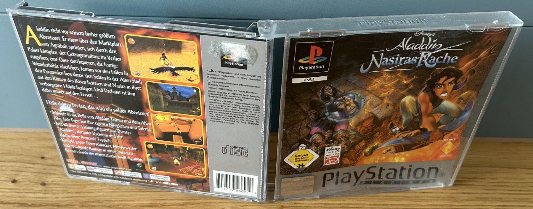 Disney Spiele: Disneys Aladdin Nasiras Rache PS1 – Gebraucht aus Liebefeld von Eaglewings5