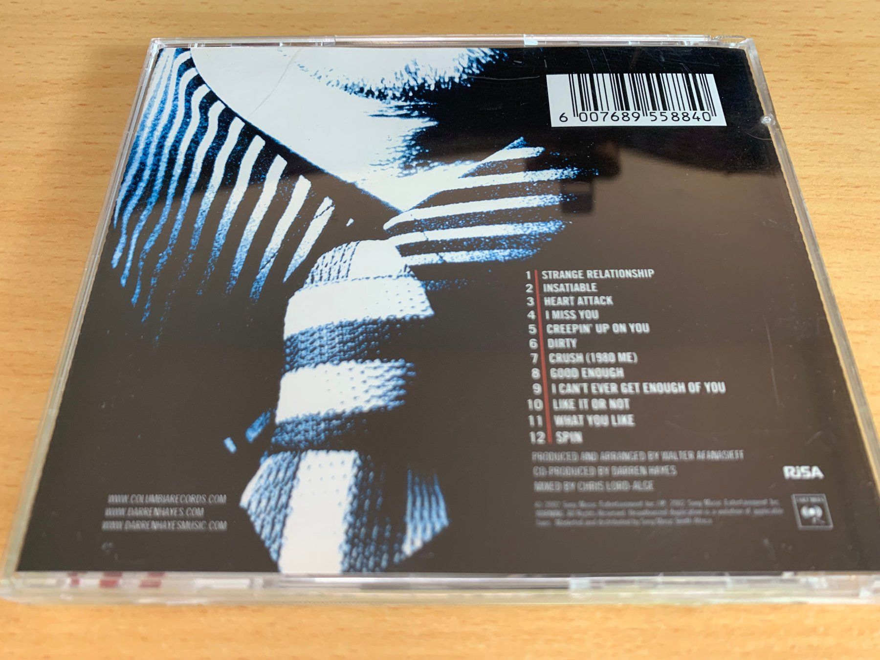 CD: Darren Hayes – Spin – Usato da Rikon im Tösstal venduto da Alpenmutz 1