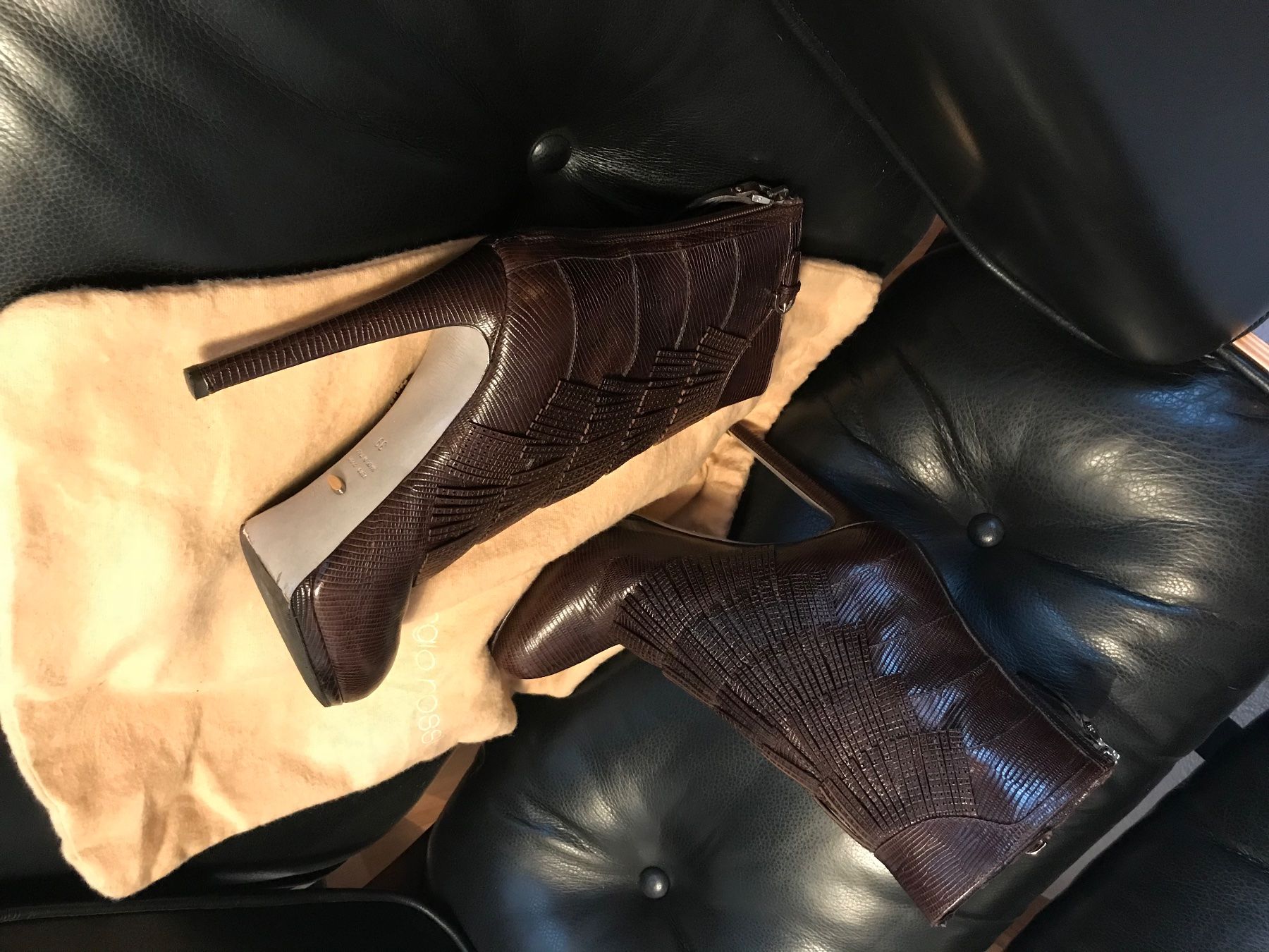 Sergio Rossi Scarpe da donna: Sergio Rossi Stiefelette – Nuovo (secondo la descrizione) da Uster venduto da Charis5 6