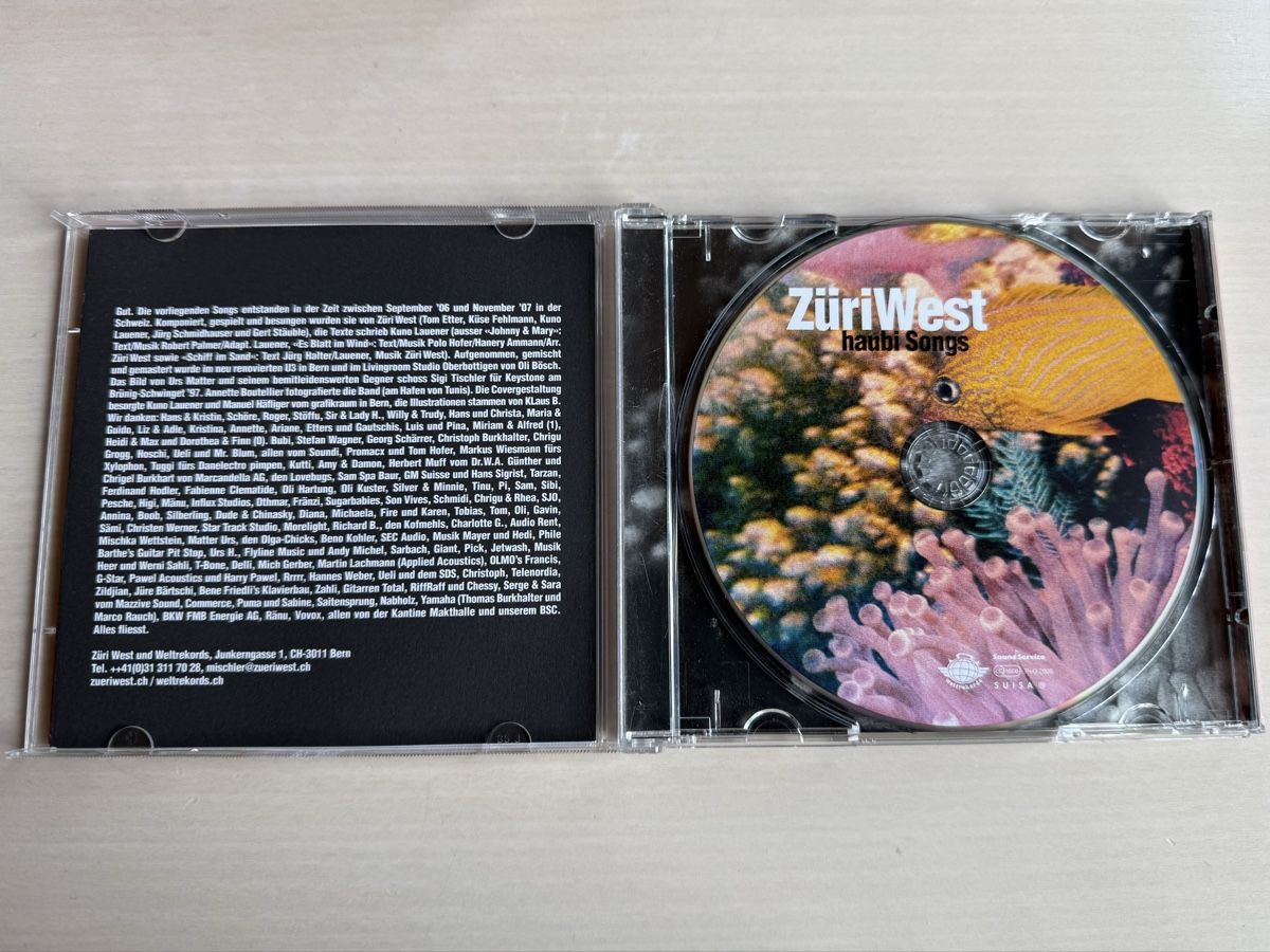 CDs: Züri West - Haubi Songs - CD – Gebraucht aus Oberried Brienz von Chyara 4