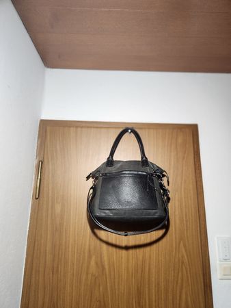 Sac à main Picard cuir gris noir 