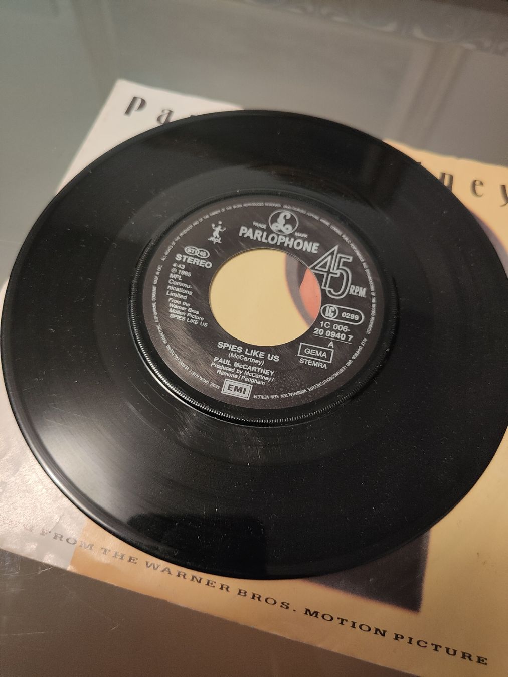 Dischi in vinile: disco 45 giri Paul McCartney - Spies like us – Usato da Massagno venduto da Massimo037 2