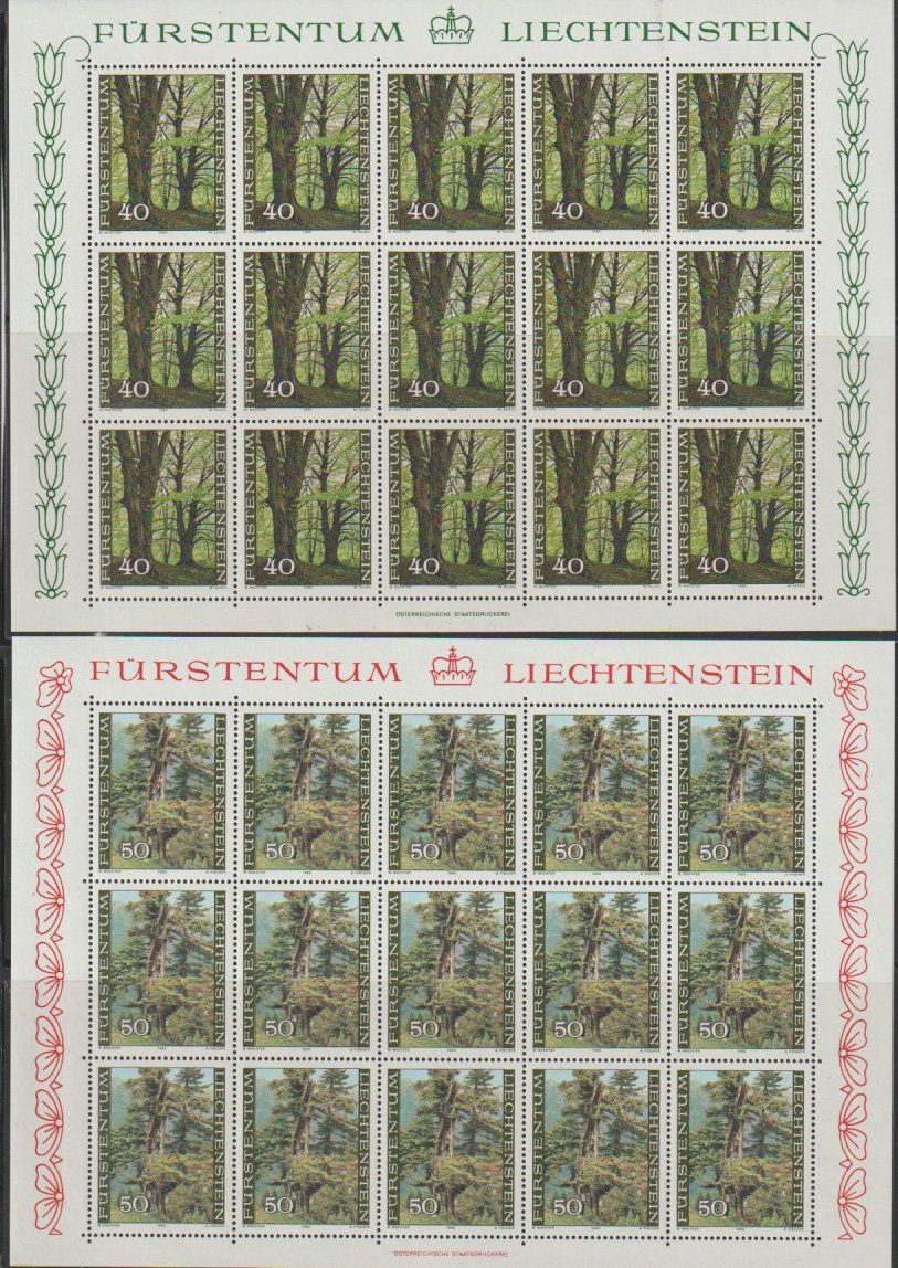 Tutti i francobolli: Timbres Liechtenstein Collection 1980 – Usato da Crans-Montana venduto da kira56 4