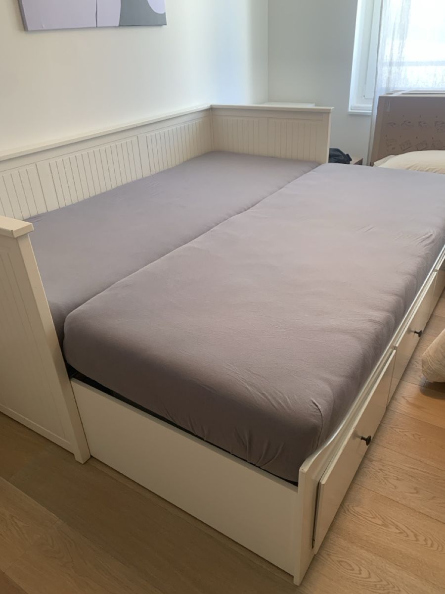 Ikea Letti: Single or double bed off-white with 3 drawers good condition – Usato da Immensee venduto da vgitter 7