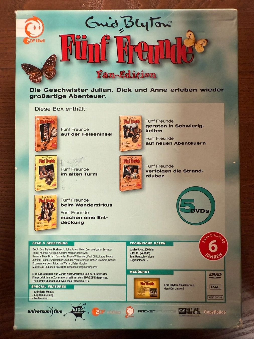 Tutti i DVDs: Fünf Freunde - Fan Edition Box – Usato da Zürich venduto da FilmFreunde 1