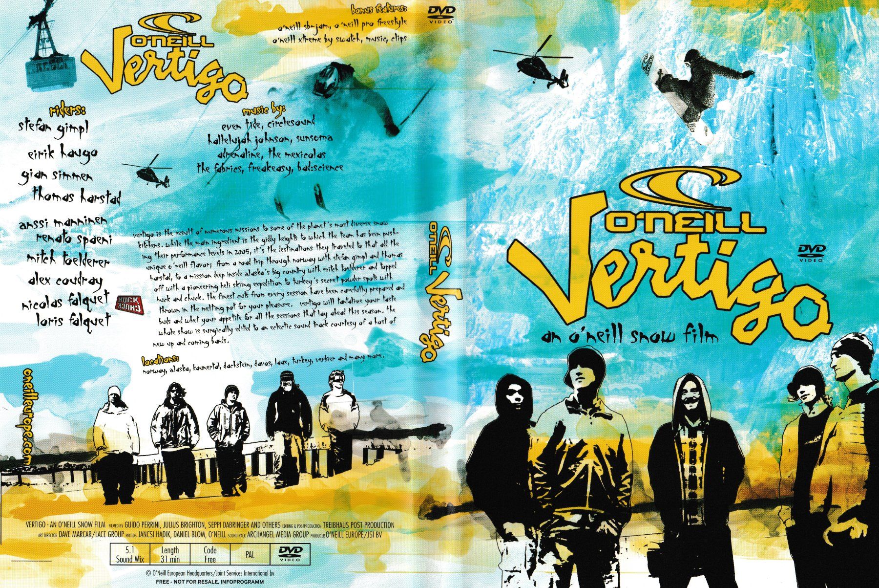 Alle DVDs: DVD - O'Neill Vertigo – Gebraucht aus Langnau am Albis von MediaRescuerKeLoX