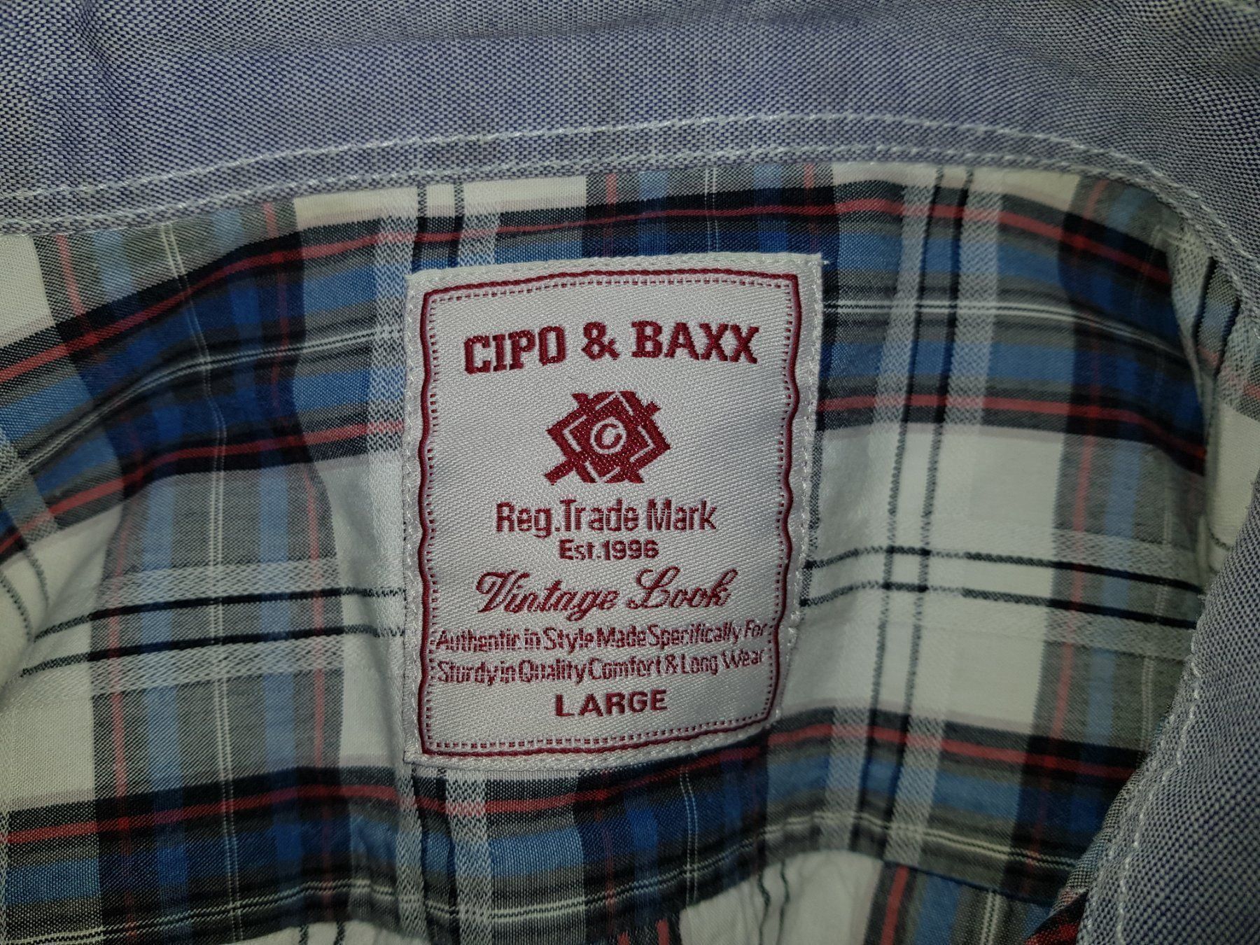 Hemden: CIPO & BAXX Chemise / Hemd      Taille / Grosse L – Gebraucht aus Cossonay-ville von Super-Price-Quality 9