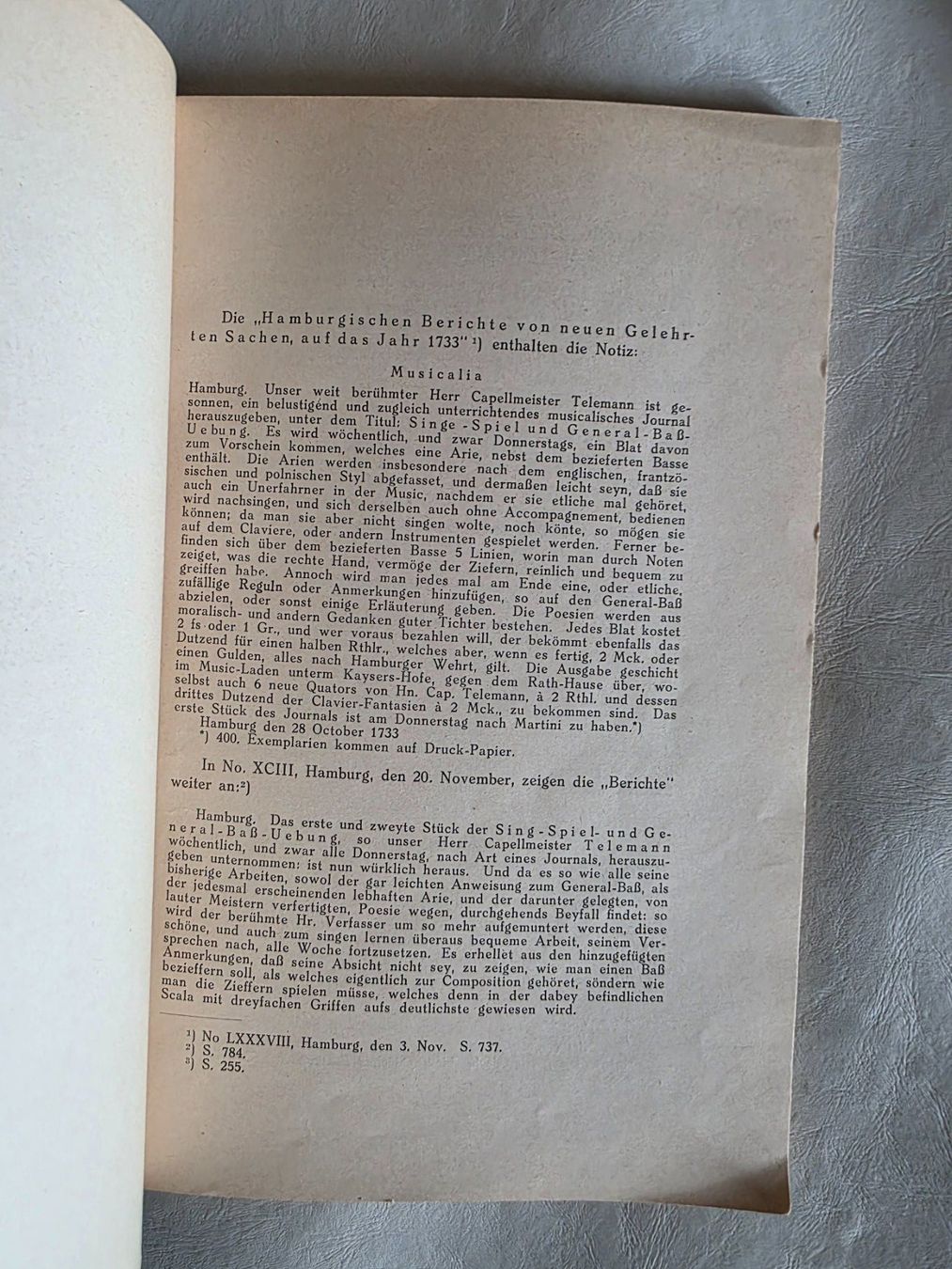Bücher: Musik Buch: Georg Philipp Telemanns - Dissertation - 1922 – Gebraucht aus Walterswil BE von Lonitti 3