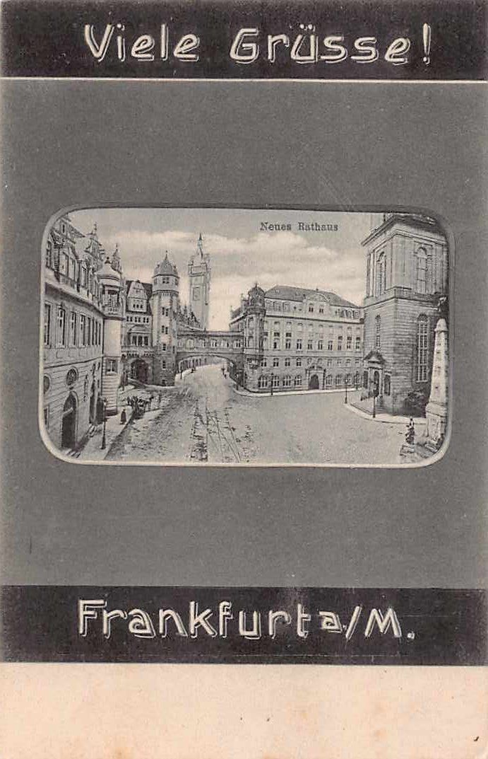 Ansichtskarten: 3 alte Ansichtskarten aus FRANKFURT a.M., ab 1900 – Gebraucht aus Lufingen von TopAnsichtskarten 4
