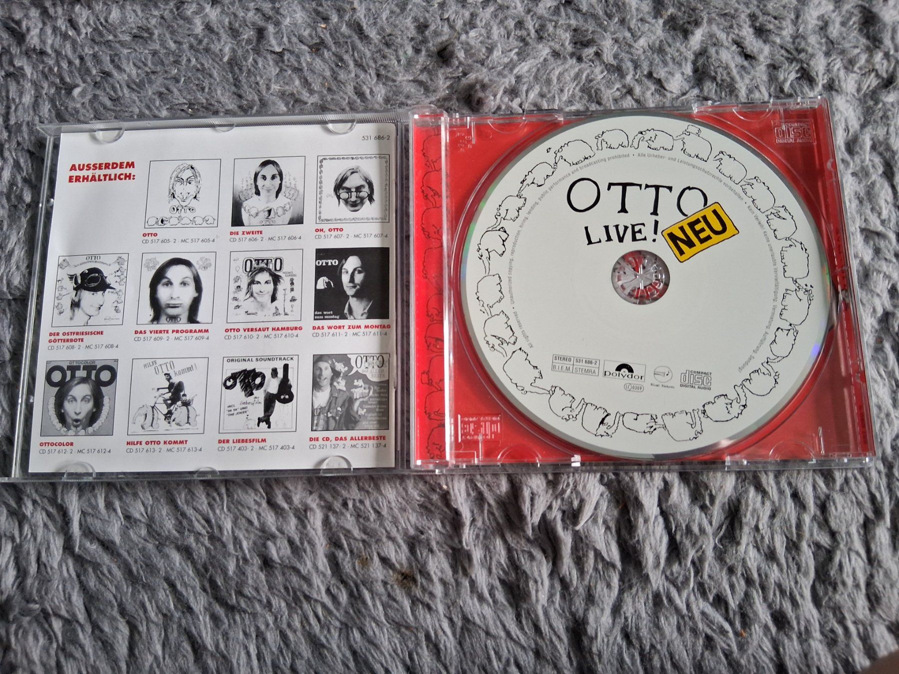 CD: OTTO      LIVE !   NEU    CD – Usato da Wetzikon ZH venduto da Ramones01 2