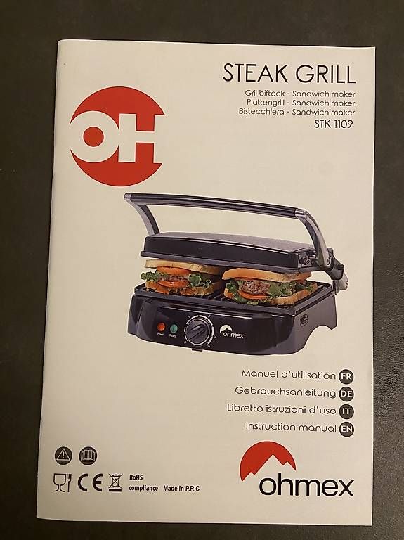Grills: Ohmex Steak Grill STK 1109 – Gebraucht aus Oberengstringen von and_xth6 3