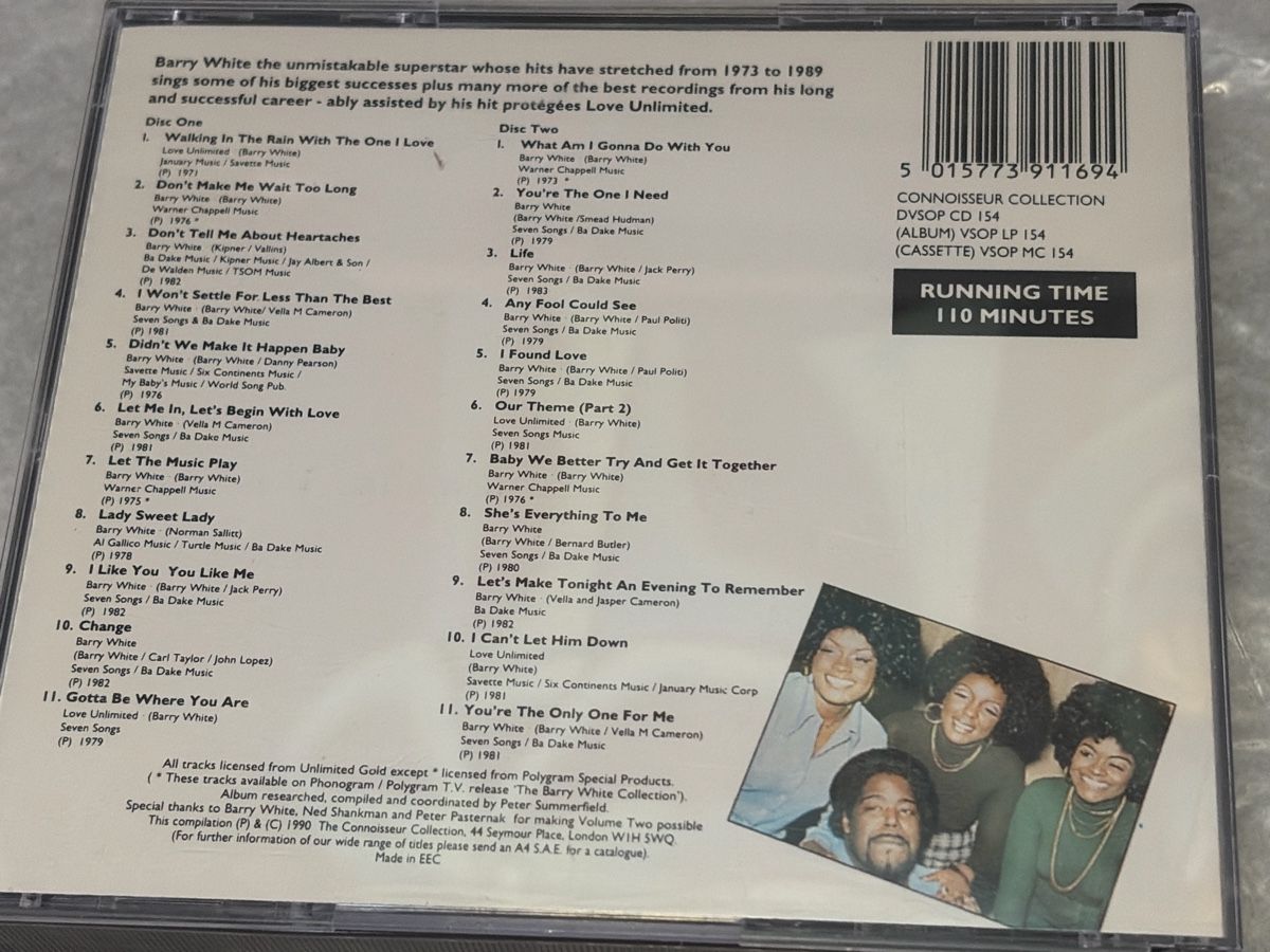 CDs: Barry White With Love Unlimited – D'occasion à Zürich par Collector69 1