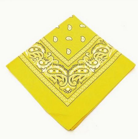BANDANA MIT PAISLEY  PRINT, GELB NEU