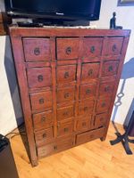 alter antiker China-Apothekerschrank