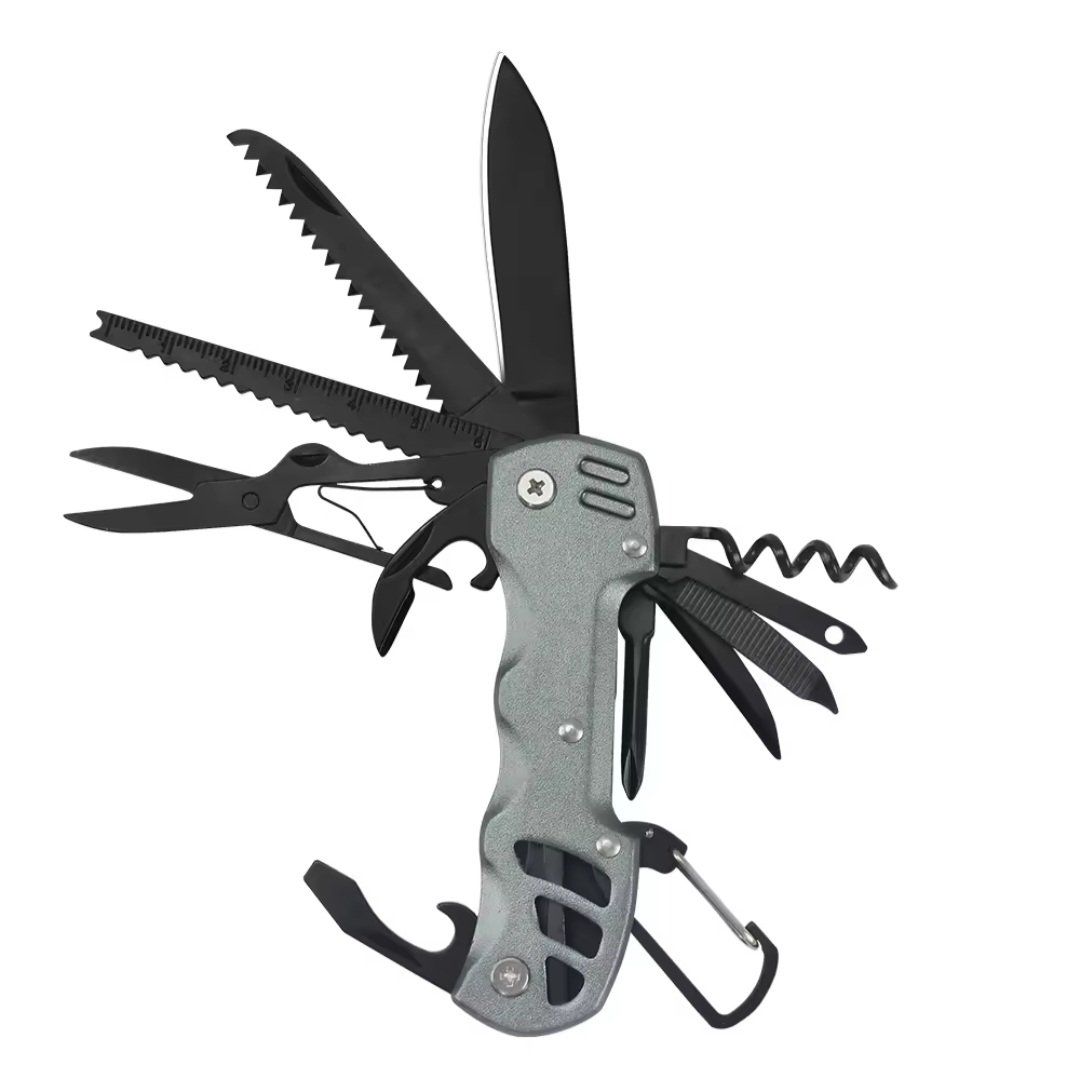 Tutti gli attrezzi: Multitool - Sackmesser (fabrikneu & OVP) grau/schwarz – Nuovo e nell'imballaggio originale da Uster venduto da -FPS- 3