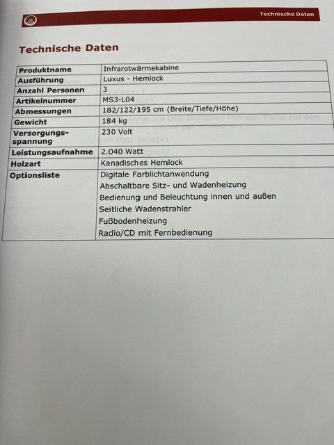 Sauna & Zubehör: Infrarot Wärmekabine – Gebraucht aus Rorschacherberg von jea_76yn 6