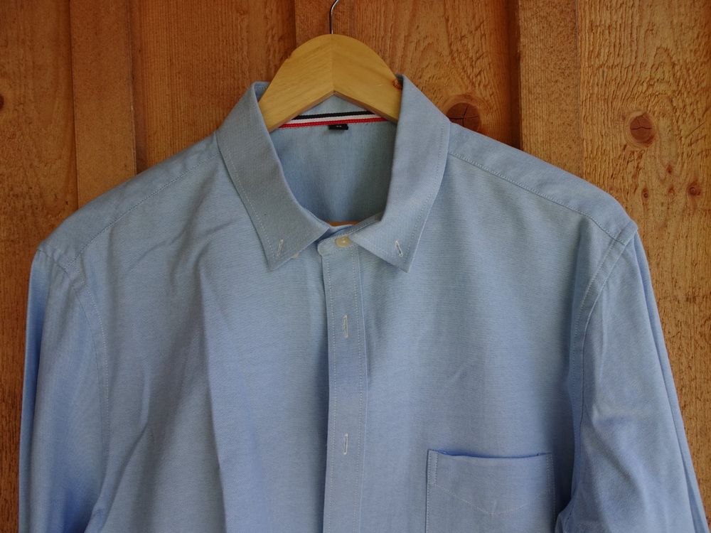 Camicie: Herren Hemd hellblau uni Gr. L - 240913 – Usato da Küssnacht am Rigi venduto da Good4Deckeli 1