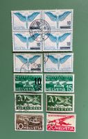 Briefmarken: Ikarus, Flugzeuge und Frieden Konferenz