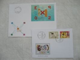 2002 2 FDC SBK 1051 - 1053