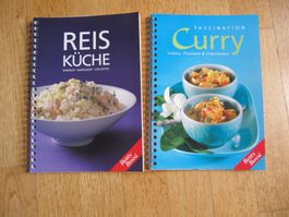 2 Betty Bossi Kochbuch: Reisküche + Faszination Curry Asia