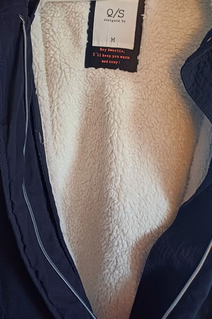 Giacche: Q/S Winterjacke mit Fellkapuze. – Usato da Volketswil venduto da Anzaru 1