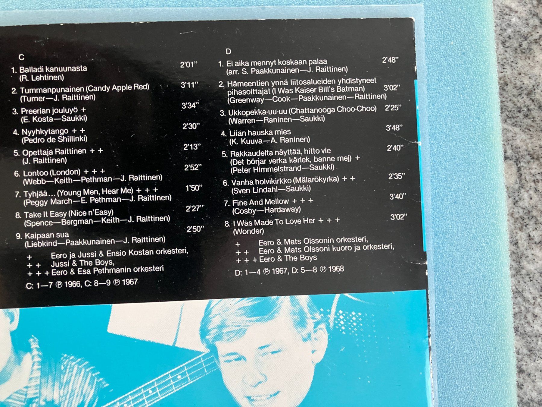 Dischi in vinile: Eero Ja Jussi & The Boys – Usato da Aarwangen venduto da Jukebox3 4