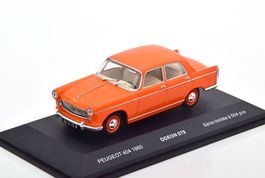 PEUGEOT 404 Limousine 1960 orange 1:43 Odeon