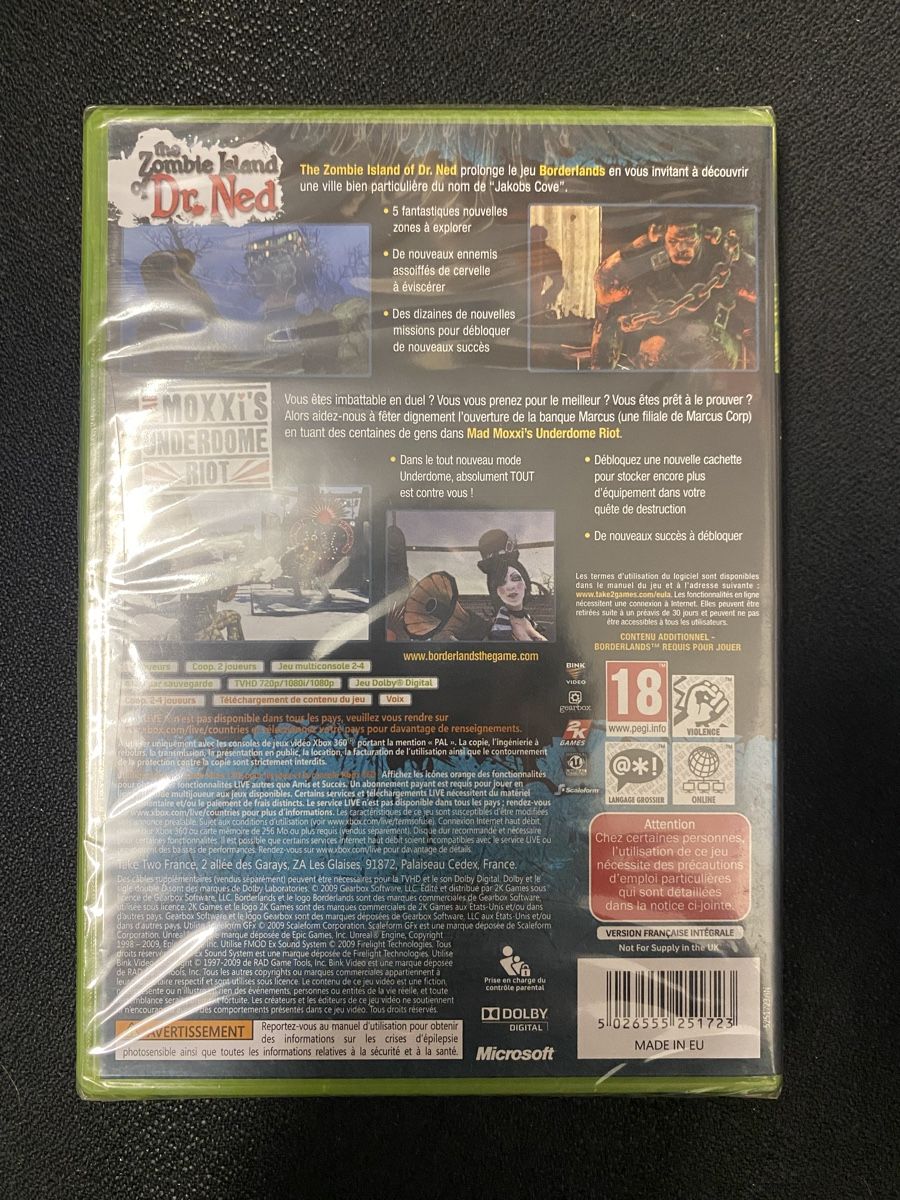 Spiele: Borderlands, XBOX 360 - NEU, Sealed – Neu und originalverpackt aus Basel von spider-loc 1