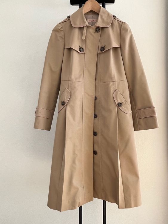 Damen Trenchcoat Langmantel - Eleganter Zweireiher Mit Reverskragen | Vintage Windbreaker Für Herbst