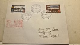 1942 FDC Pro Patria 10 Rp Alt Genf