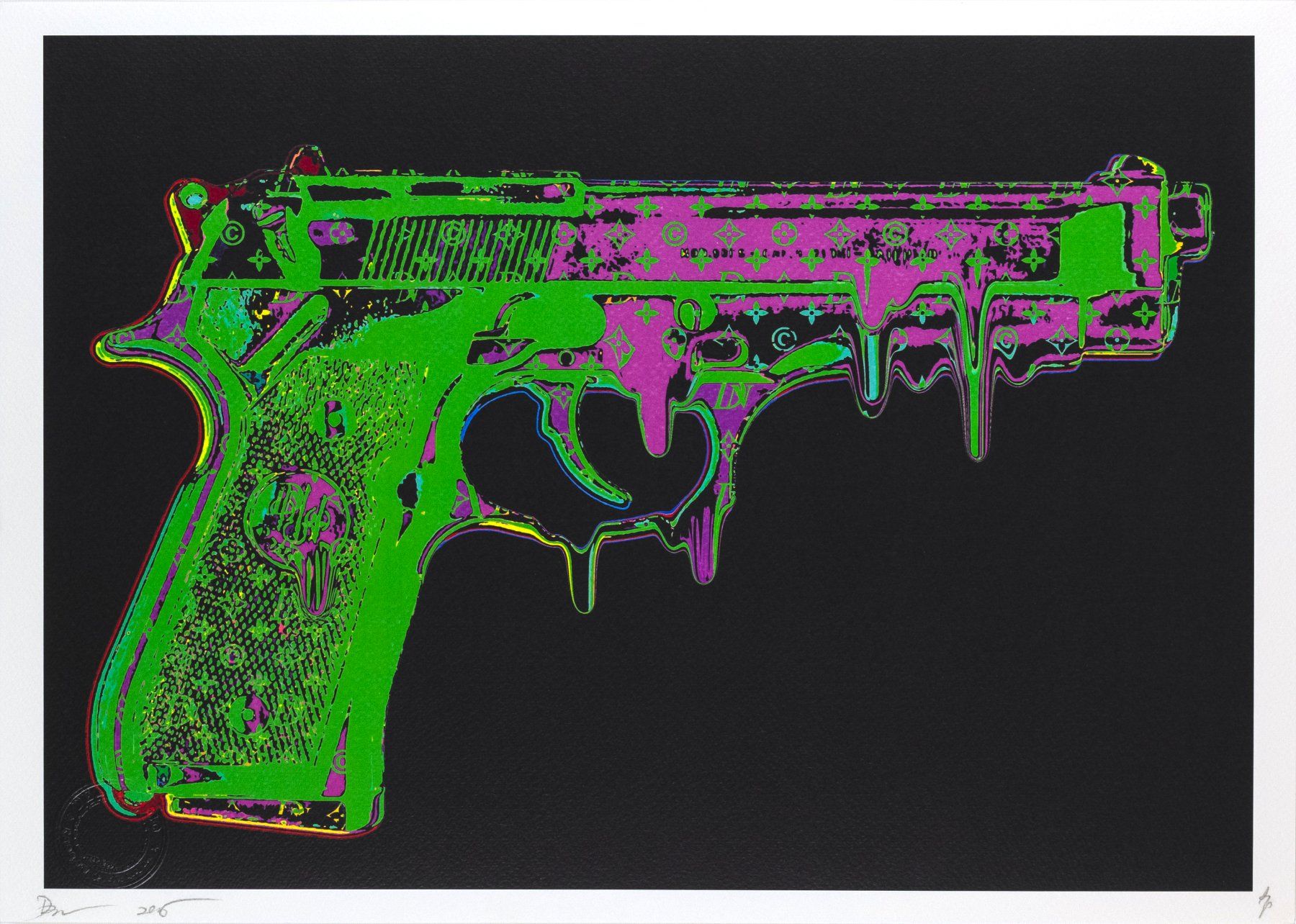 Foto & Immagini: Death, GLOCK 45 LV, limitierter Kunstdruck – Nuovo (secondo la descrizione) da Masein venduto da KunstvonFrauen