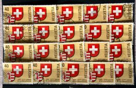 Nr.621 Kanton Jura Wappen BRIEFMARKEN GESTEMPELT  