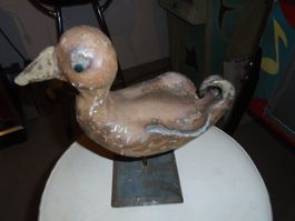 Vogel aus Metall für Ihren Teich