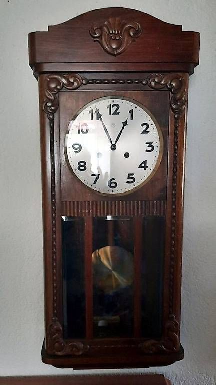 Pendules & Horloges murales: Jugendstil Regulator ca. 1925 – D'occasion à Eschenbach par Alicekunst 2