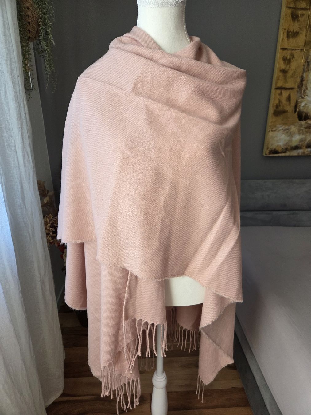 Altro in Moda donna: Damen Umhang/Cape hellrosa mit Fransen Onesize – Nuovo (secondo la descrizione) da Hittnau venduto da SirKahn 3