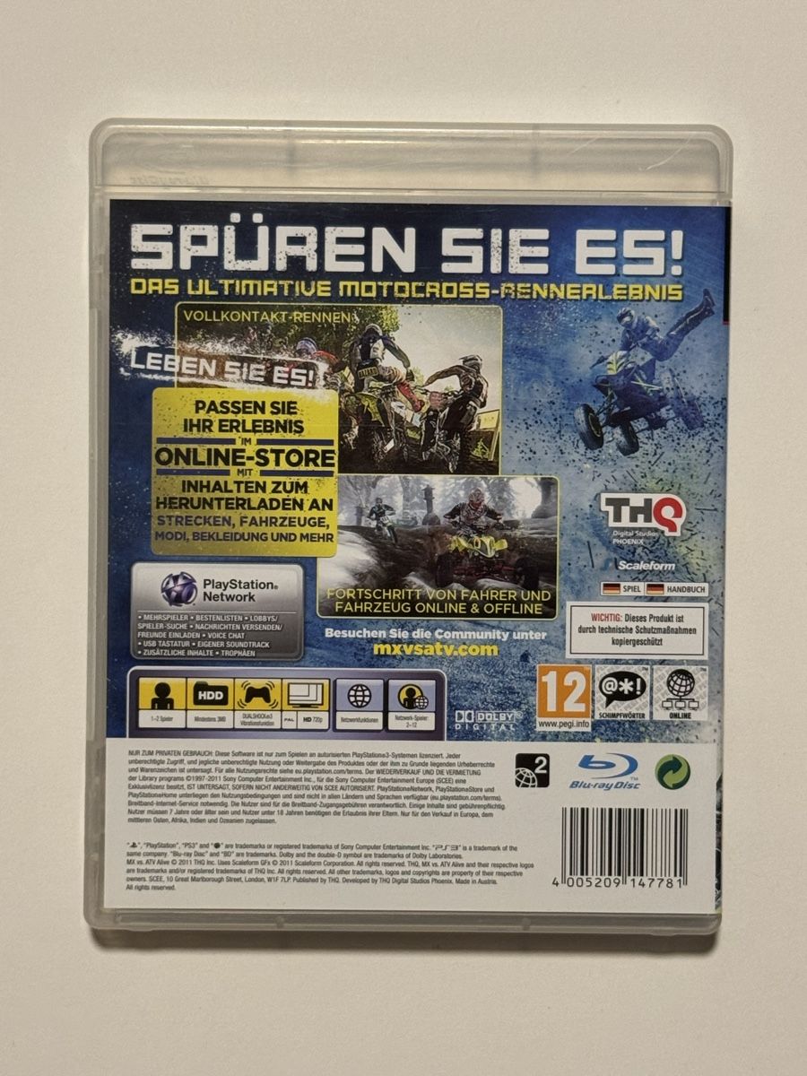 Sony Jeux: MX vs ATV Alive PS3 – D'occasion à Winterthur par Kev_Scha14 1