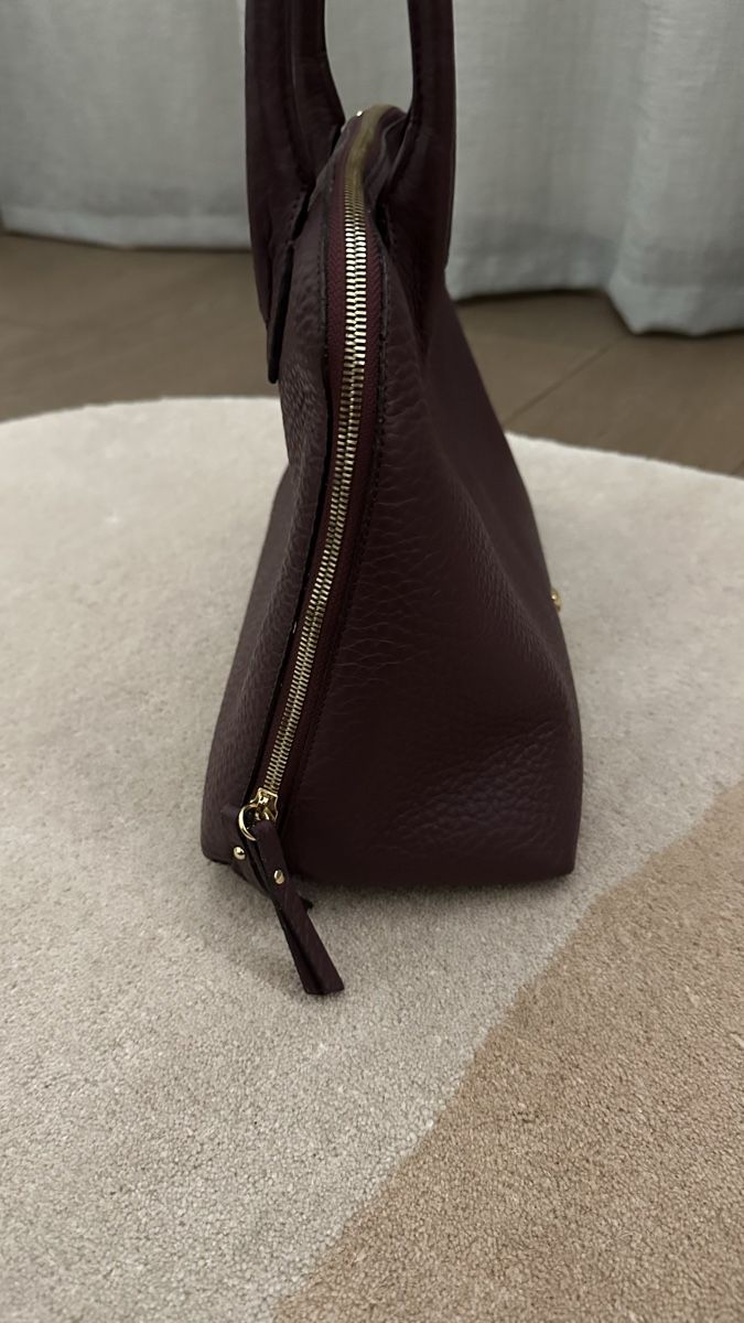 Navyboot Borse da donna: Navyboot burgundy Shopper Handtasche Leder – Usato da Winkel venduto da linhlinh 3