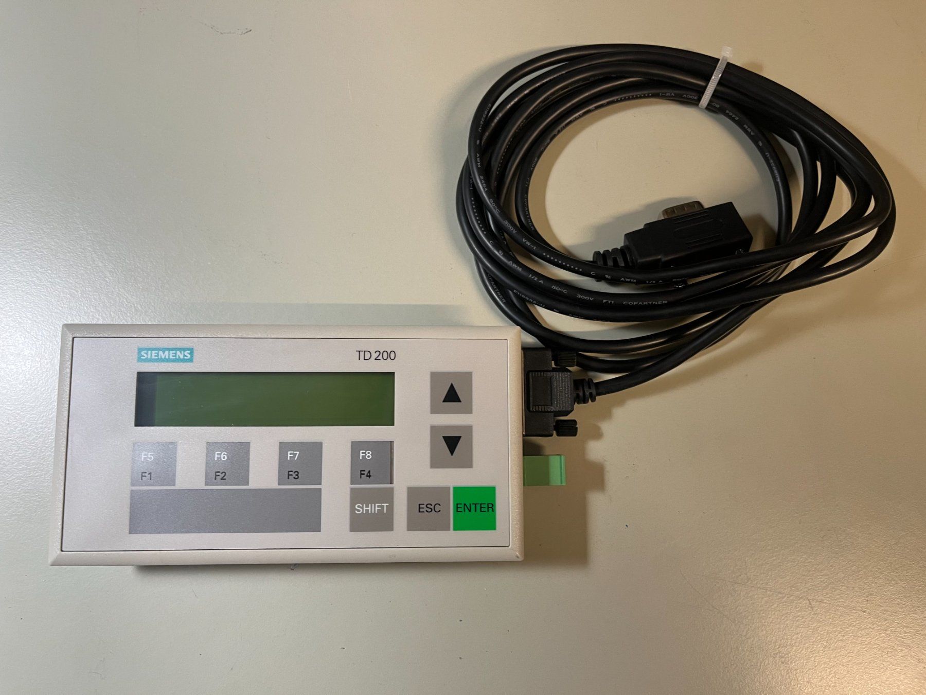 Siemens Componenti elettronici: Simatic S7 TD200 Display mit MPI Kabel – Usato da Jenaz venduto da Speedy350 1
