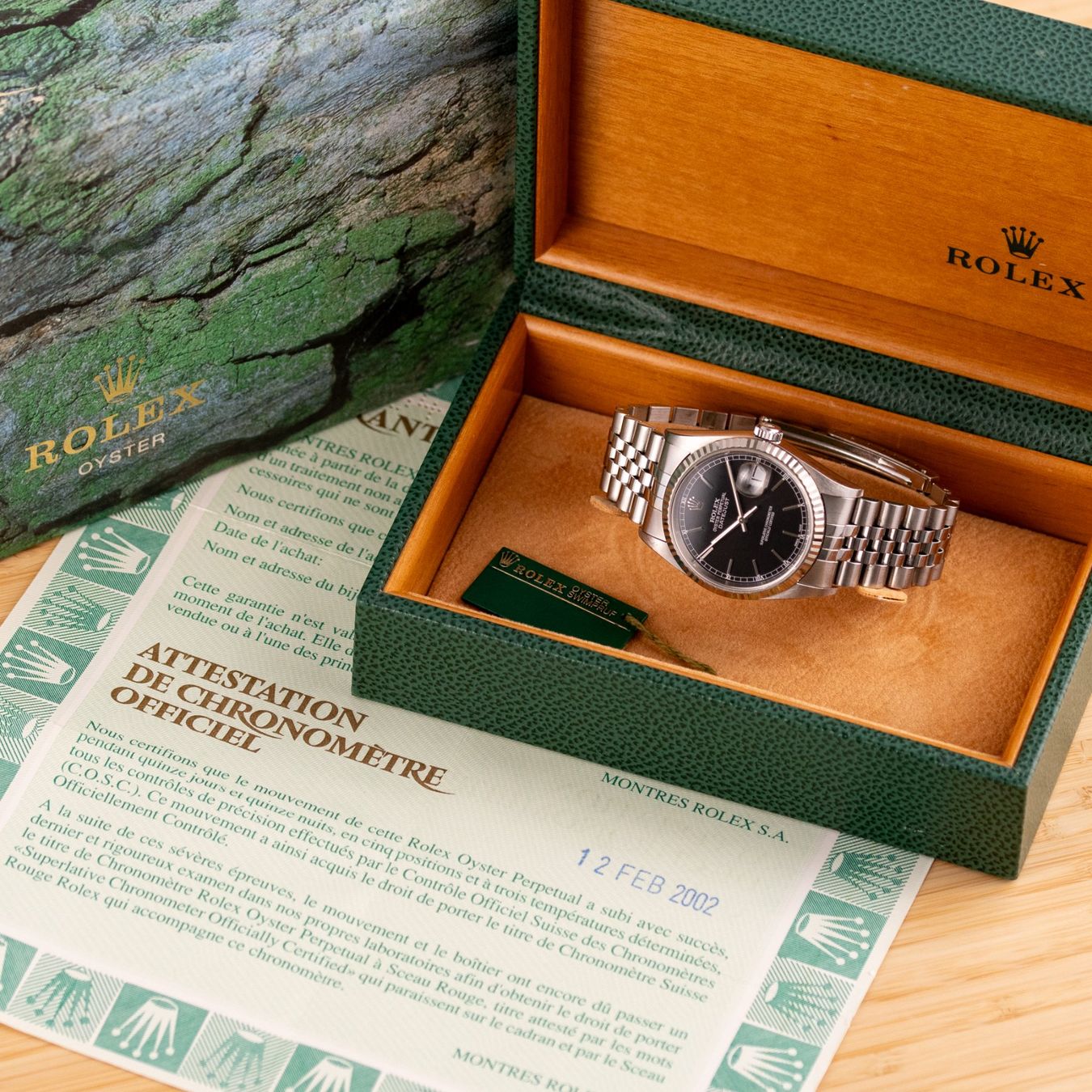 Rolex Orologi: Rolex Datejust 36 / 16234 / Black Dial / 2002 / Full Set – Usato da Luzern venduto da PrimeSwissTime 9