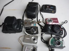 Diverse Digitalkamera-Sammlung Fotoapparate Kamera