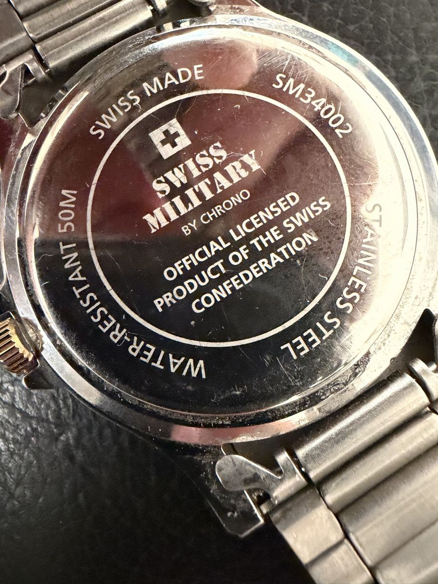 Swiss Military Orologi: SWISS MILITARY Herrenuhr läuft – Usato da Baden venduto da noli.r 3