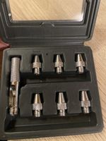 Lochwerkzeug Set, 7-teilig, neuwertig, für Lederarbeiten
